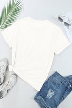 Load image into Gallery viewer, Lovesoft - Multicolor Sequined American Flag Star Graphic T Shirt
