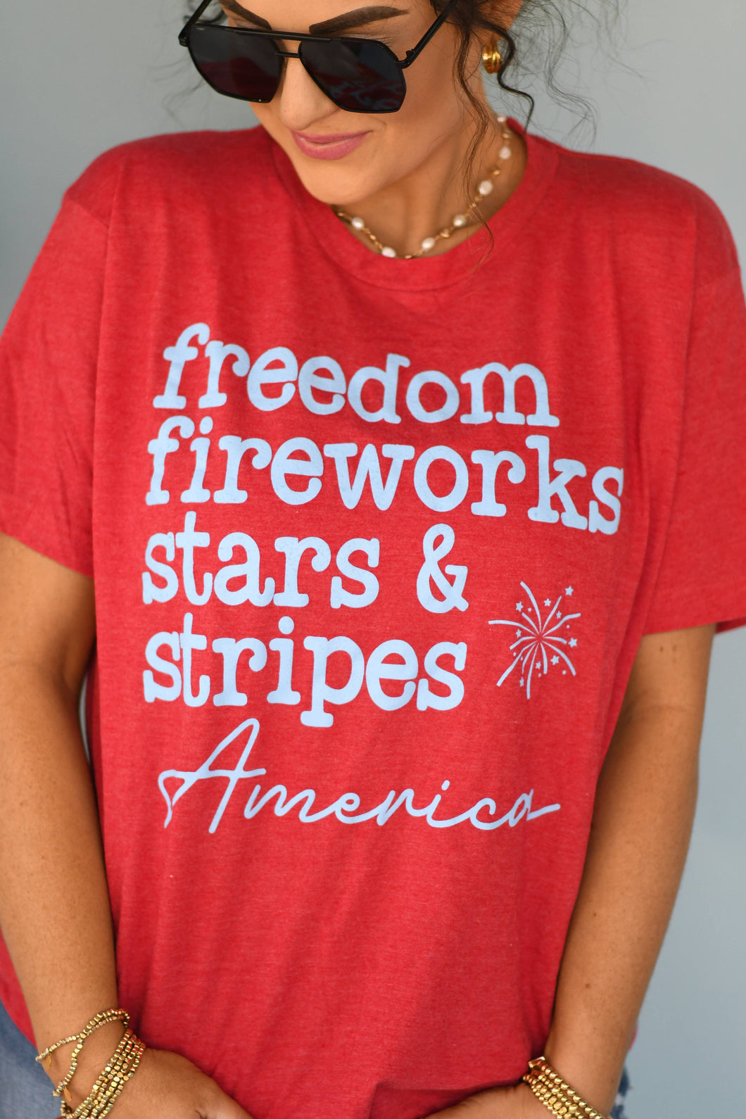P&PD Wholesale - RTS Freedom Fireworks Stars & Stripes Tee