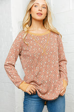 Load image into Gallery viewer, Floral Cross Stitch Thermal Pullover
