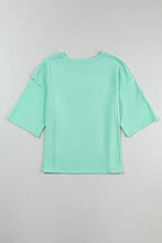 Load image into Gallery viewer, 66DISCO - Colorblock Star Patched Half Sleeve Oversized Tee(S-XL)
