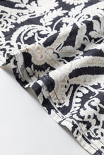 Load image into Gallery viewer, Lovesoft - Black Bohemian Printed Drawstring Waist Wide Leg Pants

