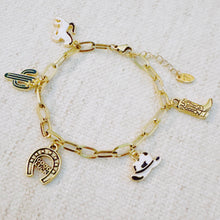 Load image into Gallery viewer, Ellison+Young - Yeehaw Rodeo Charm Bracelet – Western Icons
