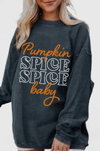 Load image into Gallery viewer, Suhkasana - Pumpkin Spice Baby Textured Graphic Sweatshirt
