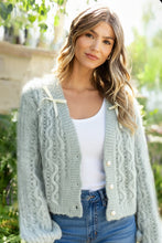 Load image into Gallery viewer, Winter Belle Button Down Sweater
