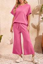 Load image into Gallery viewer, Aapparella - Women Multi-colored Textured T Shirt and Pants Set | S-2XL
