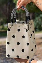 Load image into Gallery viewer, Little Daisy Closet - LDC Cute Knitted Handbag Polka Dot Magnetic Button Tote Bag
