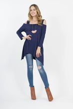 Load image into Gallery viewer, 42POPS - .SC45610 Off-shoulder side-tail  tunic
