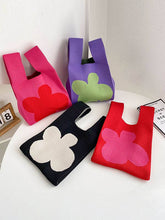 Load image into Gallery viewer, VividLux - Flower Contrast Color Knitting Bags Accessories
