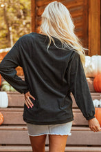 Load image into Gallery viewer, Suhkasana - Pumpkin Spice Baby Textured Graphic Sweatshirt
