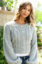 Load image into Gallery viewer, Winter Belle Button Down Sweater
