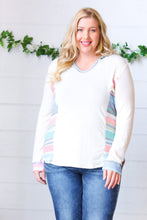 Load image into Gallery viewer, Oatmeal Princess Multicolor Fancy Terry Hoodie
